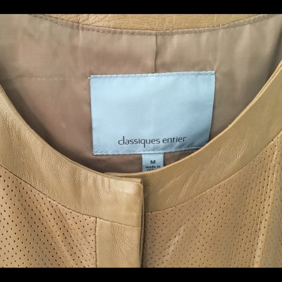 Classiques Entire tan leather jacket - Picture 2 of 2